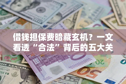 济南借钱担保费暗藏玄机？一文看透“合法”背后的五大关键陷阱