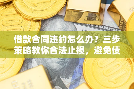 济南借款合同违约怎么办？三步策略教你合法止损，避免债务危机升级