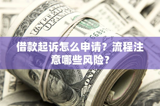 济南借款起诉怎么申请？流程注意哪些风险？